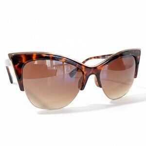 Retro Vintage Style Tortoise Shell Cat-Eye Sunglasses